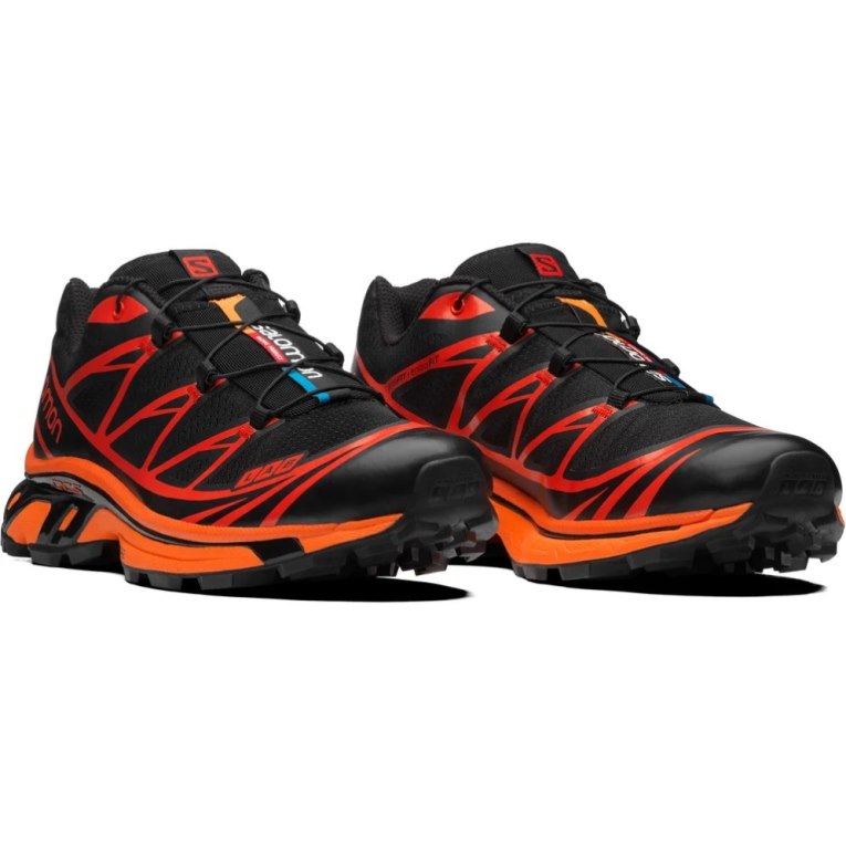 Tenis Salomon Xt-6 Hombre Negros Naranjas | MX ZLHJ217